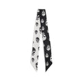 Alexander McQueen Schwarzer Seidenschal