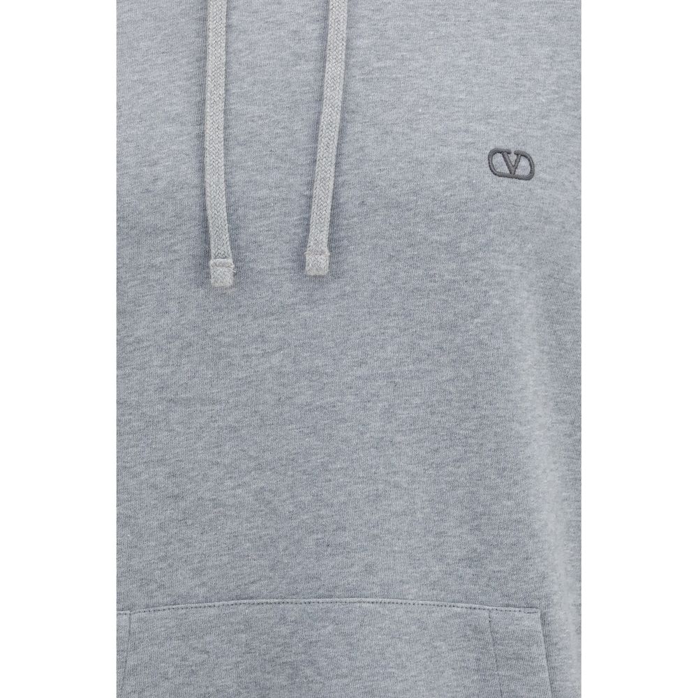 Valentino Grauer Baumwollpullover