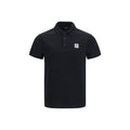 Balmain Schwarzes Baumwoll-Poloshirt