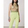 Patrizia Pepe Gelbe Polyester-Tanktops