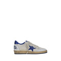 Golden Goose Weiße Low-Top-Sneaker aus Kalbsleder Bos Taurus