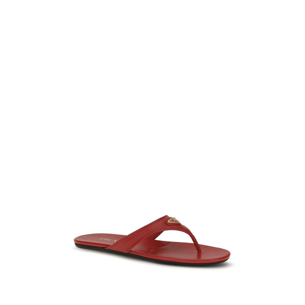 Prada Multicolor Calf Leather Bos Taurus Sandalen