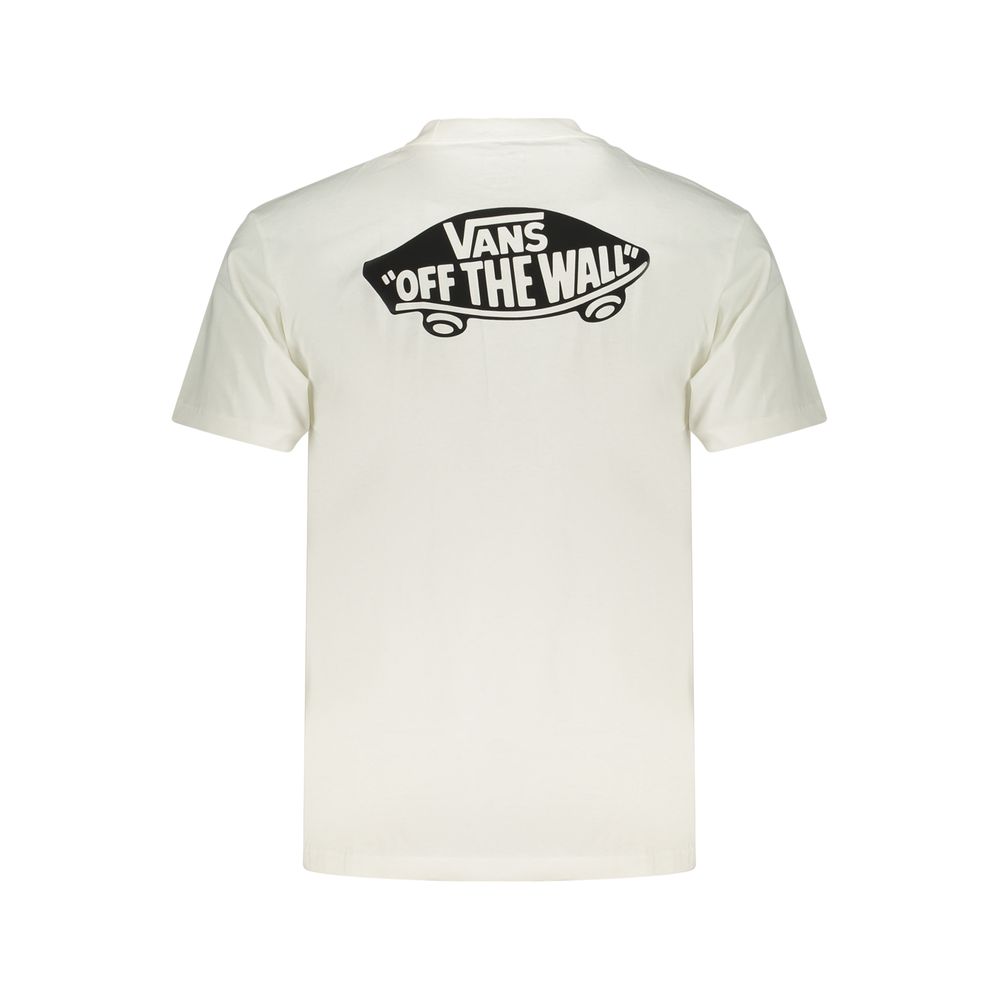 Vans Weißes Herren-T-Shirt aus Baumwolle