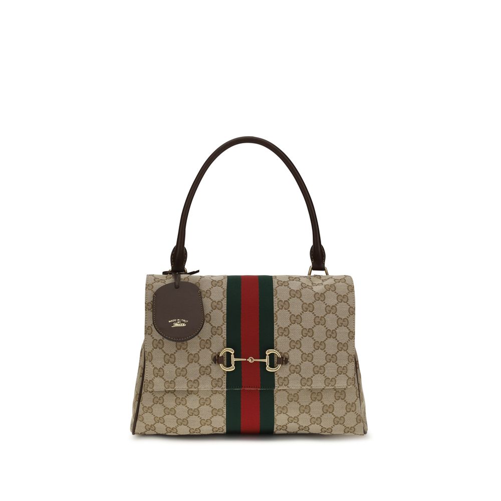 Gucci Beige Stoff-Handtasche