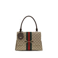 Gucci Beige Stoff-Handtasche