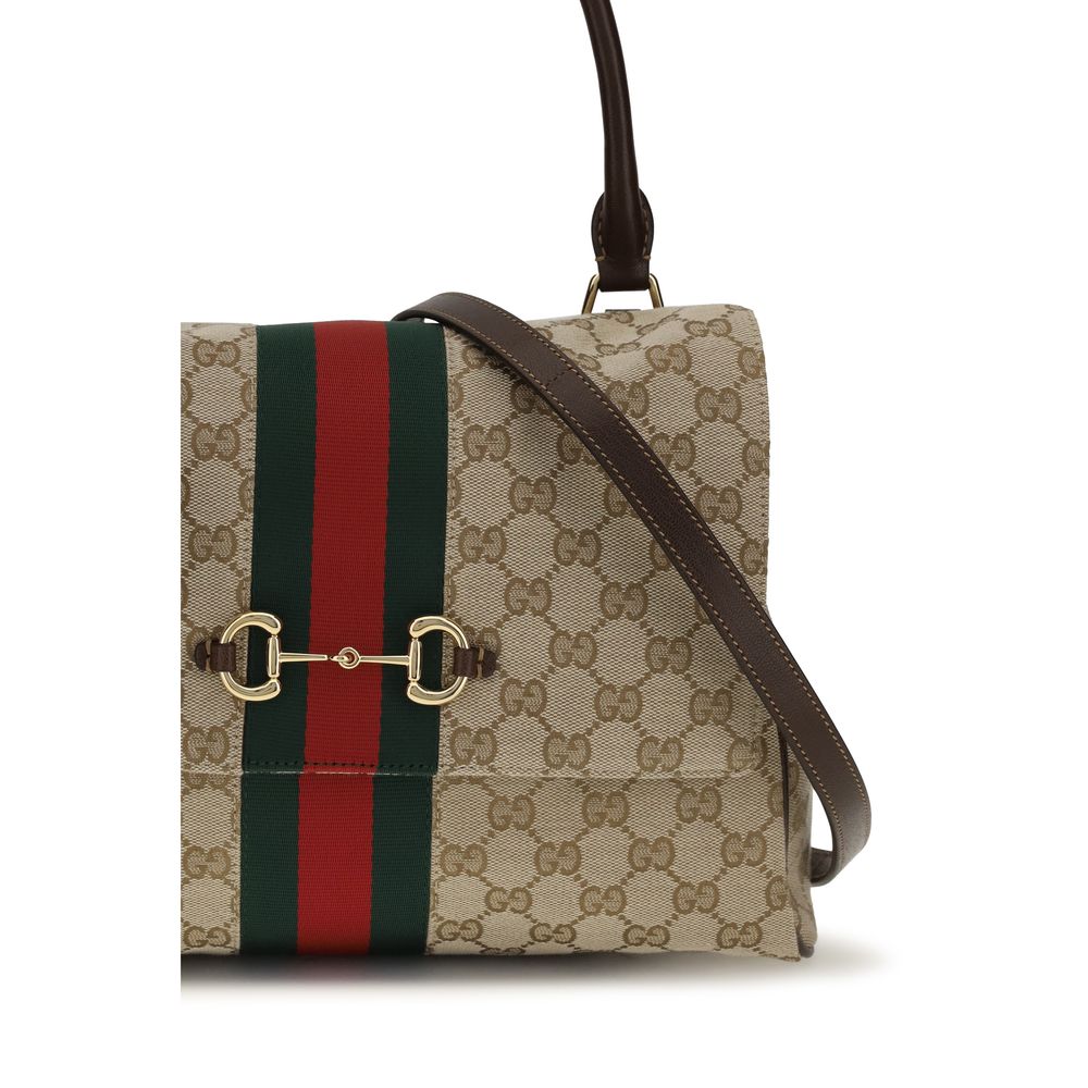 Gucci Beige Stoff-Handtasche