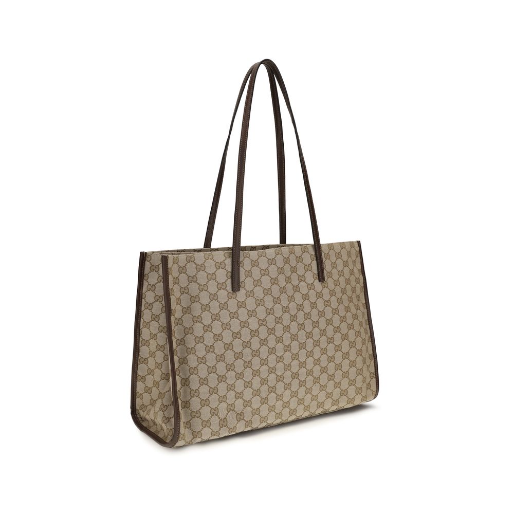 Gucci Beige Stoff-Handtasche