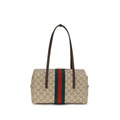 Gucci Beige Stoff-Handtasche