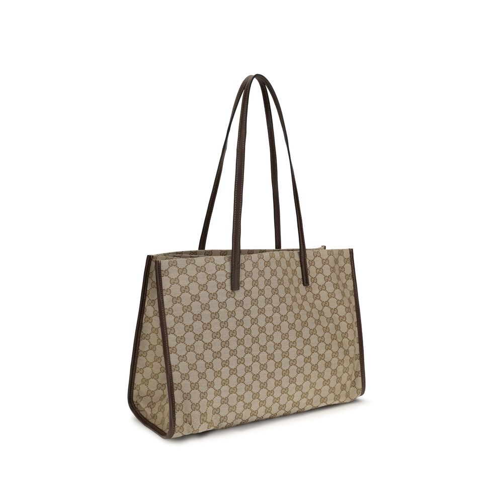 Gucci Beige Stoff-Handtasche