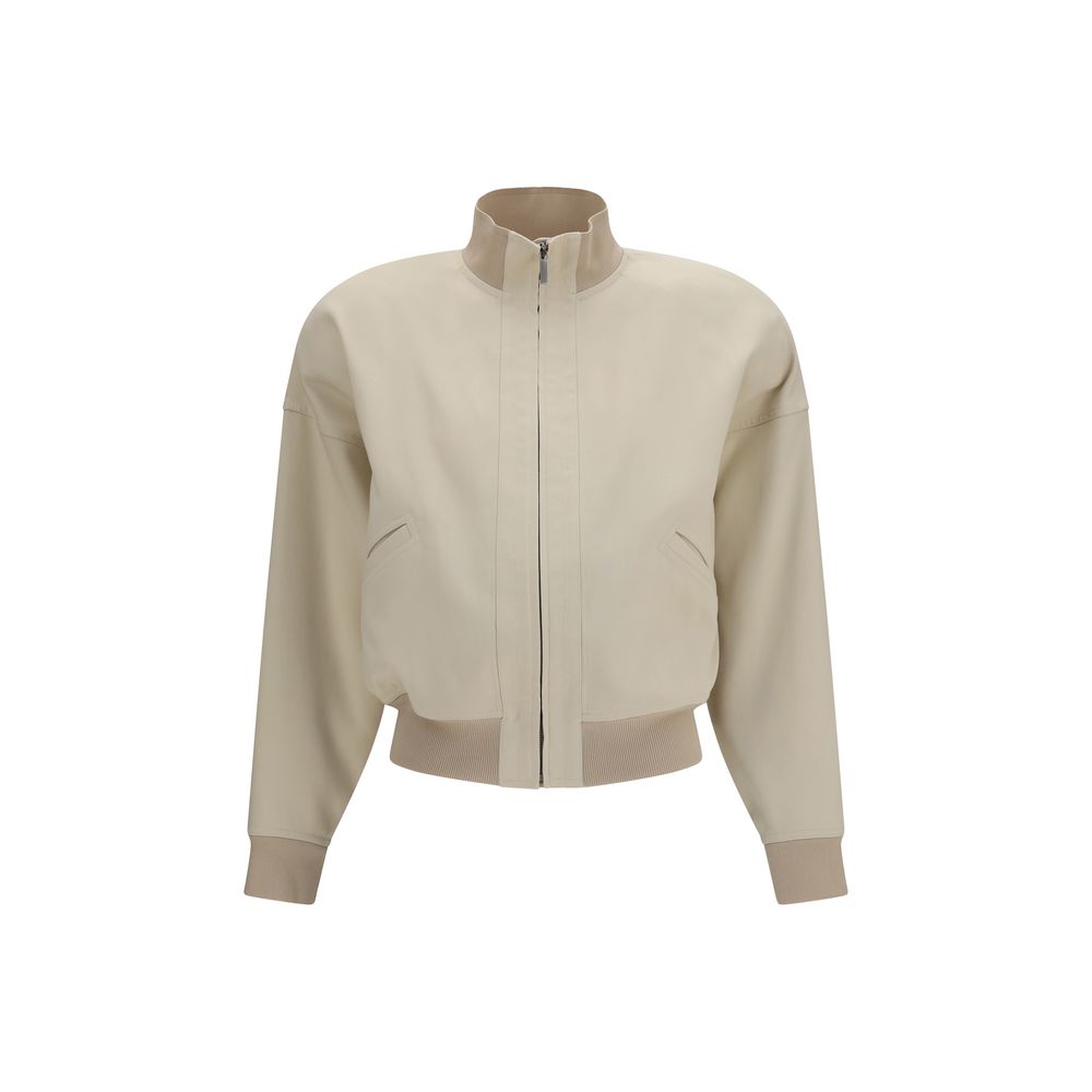 Gucci Beige Cotton Bomber