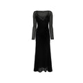 Tom Ford Schwarzes Freizeitkleid aus Metallic-Faser