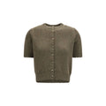Khaite Zweifarbige Kaschmir-Strickjacke