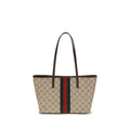 Gucci Beige Stoff-Handtasche