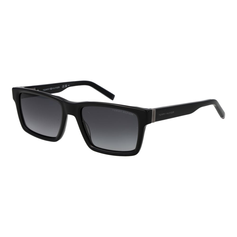 Tommy Hilfiger Schwarze Sonnenbrille aus Acetat
