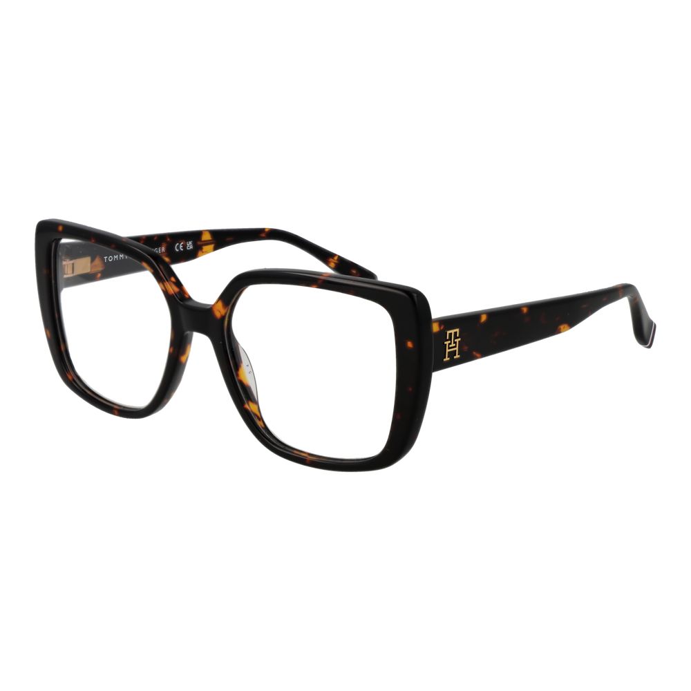 Tommy Hilfiger Braune Brille aus Acetat (Gestell)