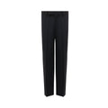 Prada Elegante blaue Woll-Hose