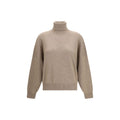 Brunello Cucinelli Brauner Kaschmir-Rollkragenpullover