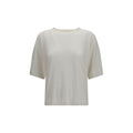 Brunello Cucinelli Weißer Kaschmir-Pullover