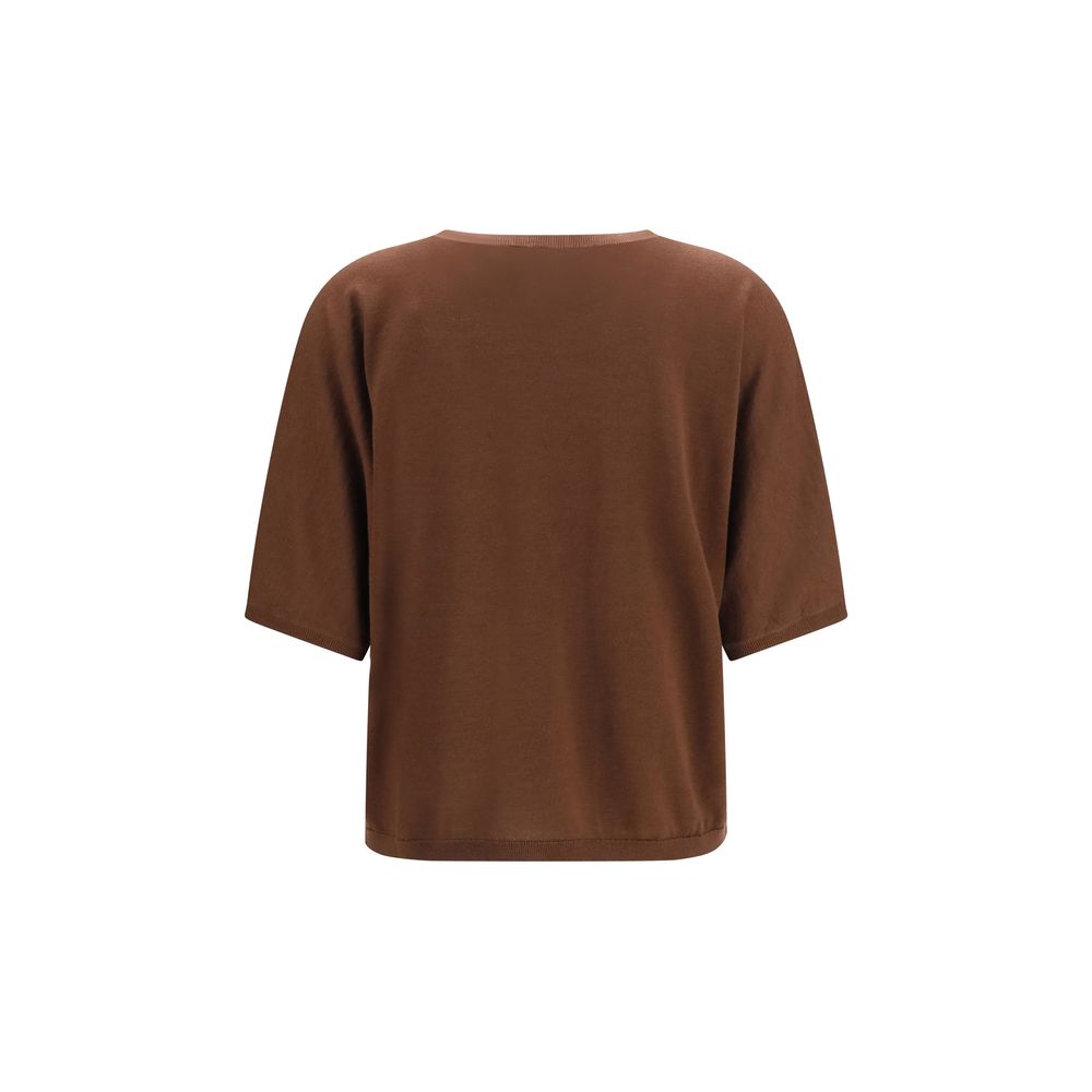 Brunello Cucinelli Brauner Kaschmir-Pullover