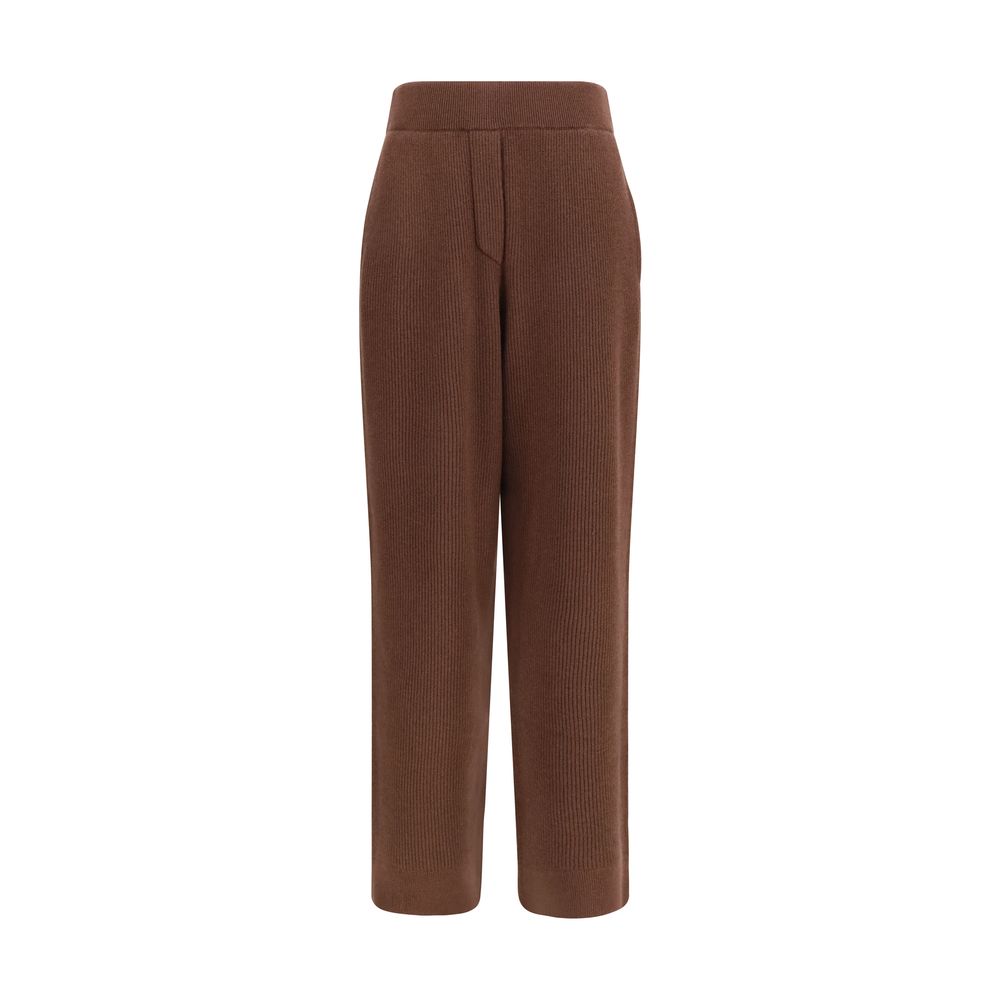 Brunello Cucinelli Braune Kaschmir-Freizeithose