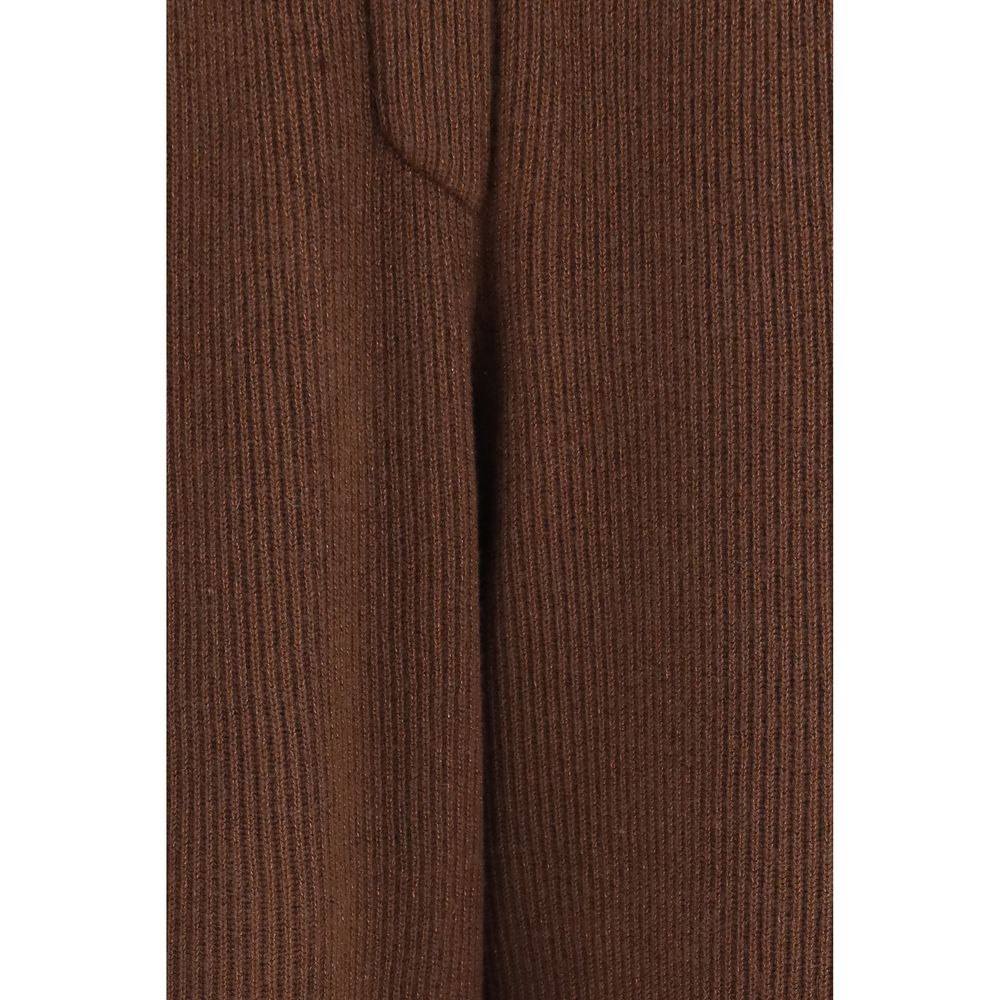 Brunello Cucinelli Braune Kaschmir-Freizeithose