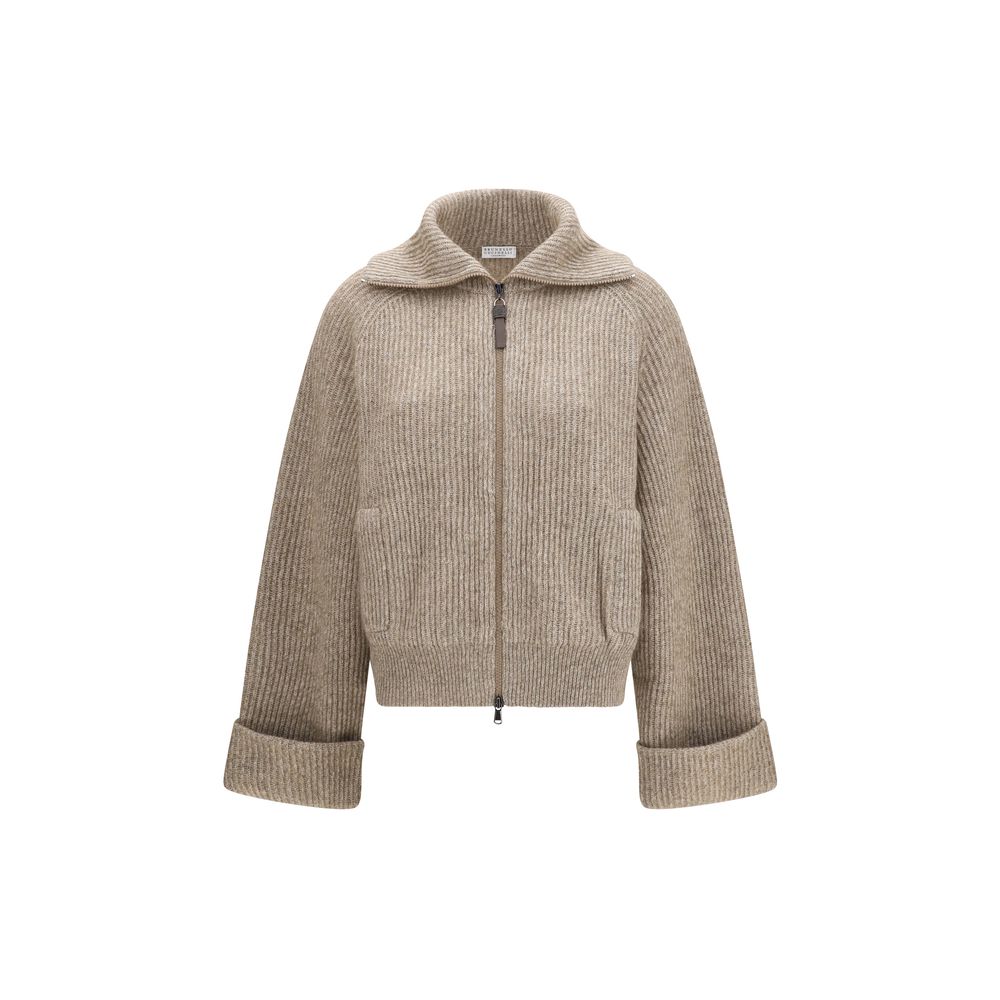 Brunello Cucinelli Beiger Kaschmirpullover
