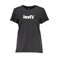Levi's Schwarzes Baumwoll-T-Shirt für Damen
