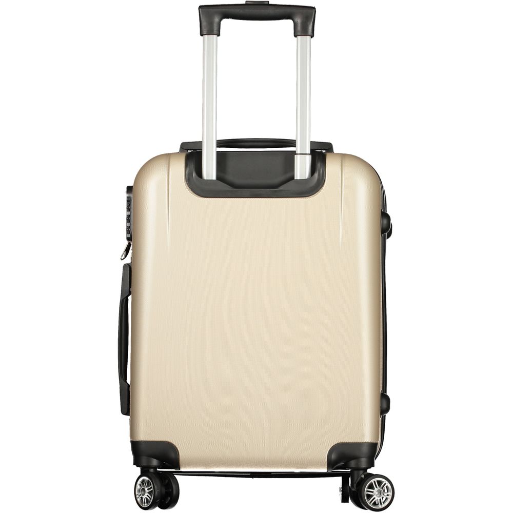Laura Biagiotti Gold Polyurethan Damen Reisetasche