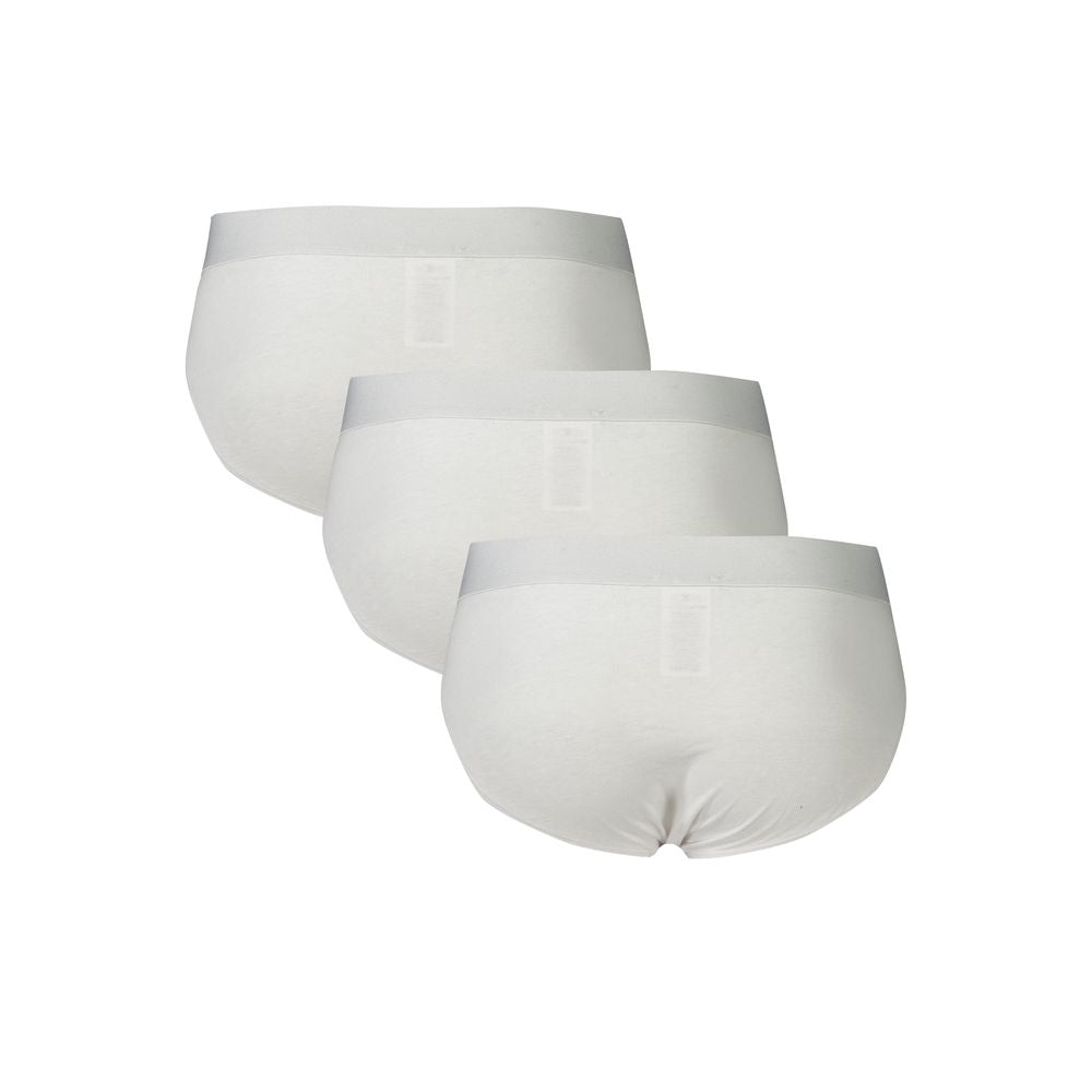 Bikkembergs Weiße Herren-Slips aus Polyester