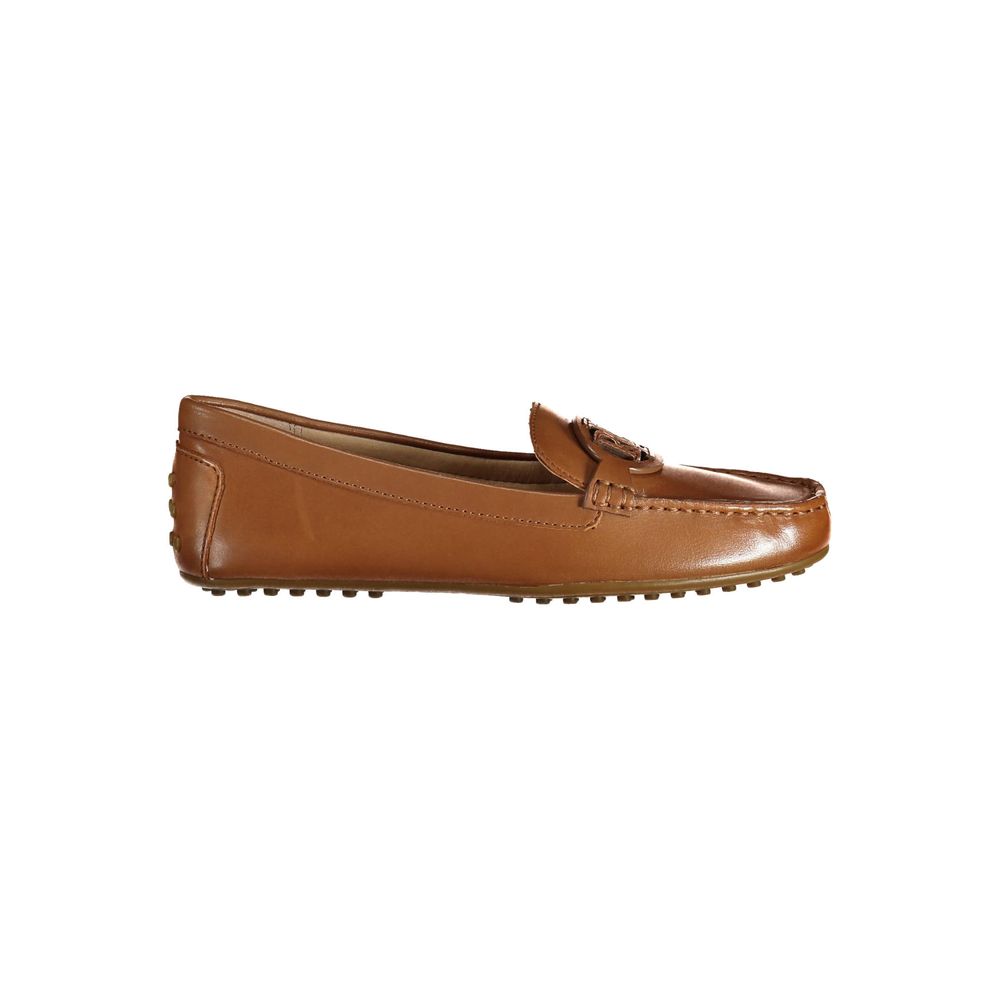 Ralph Lauren Braune Damen-Lederschuhe