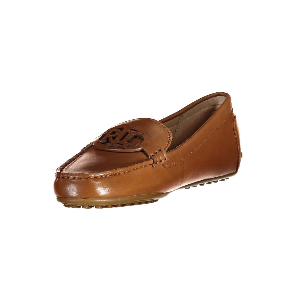 Ralph Lauren Braune Damen-Lederschuhe