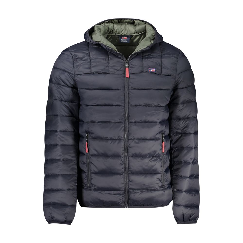 Norway 1963 Schwarze Polyamid-Herrenjacke