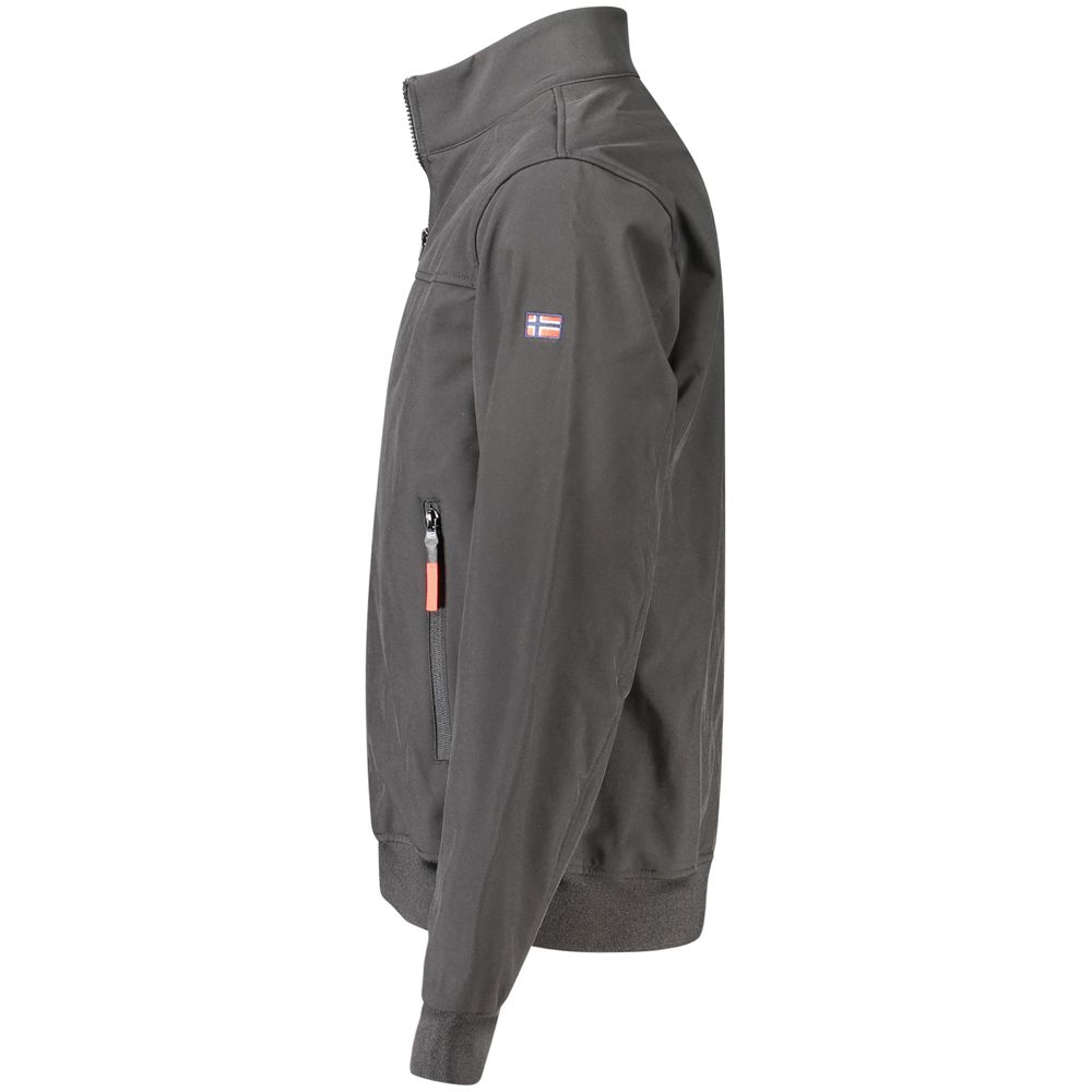 Norway 1963 Schwarze Herrenjacke aus Polyester