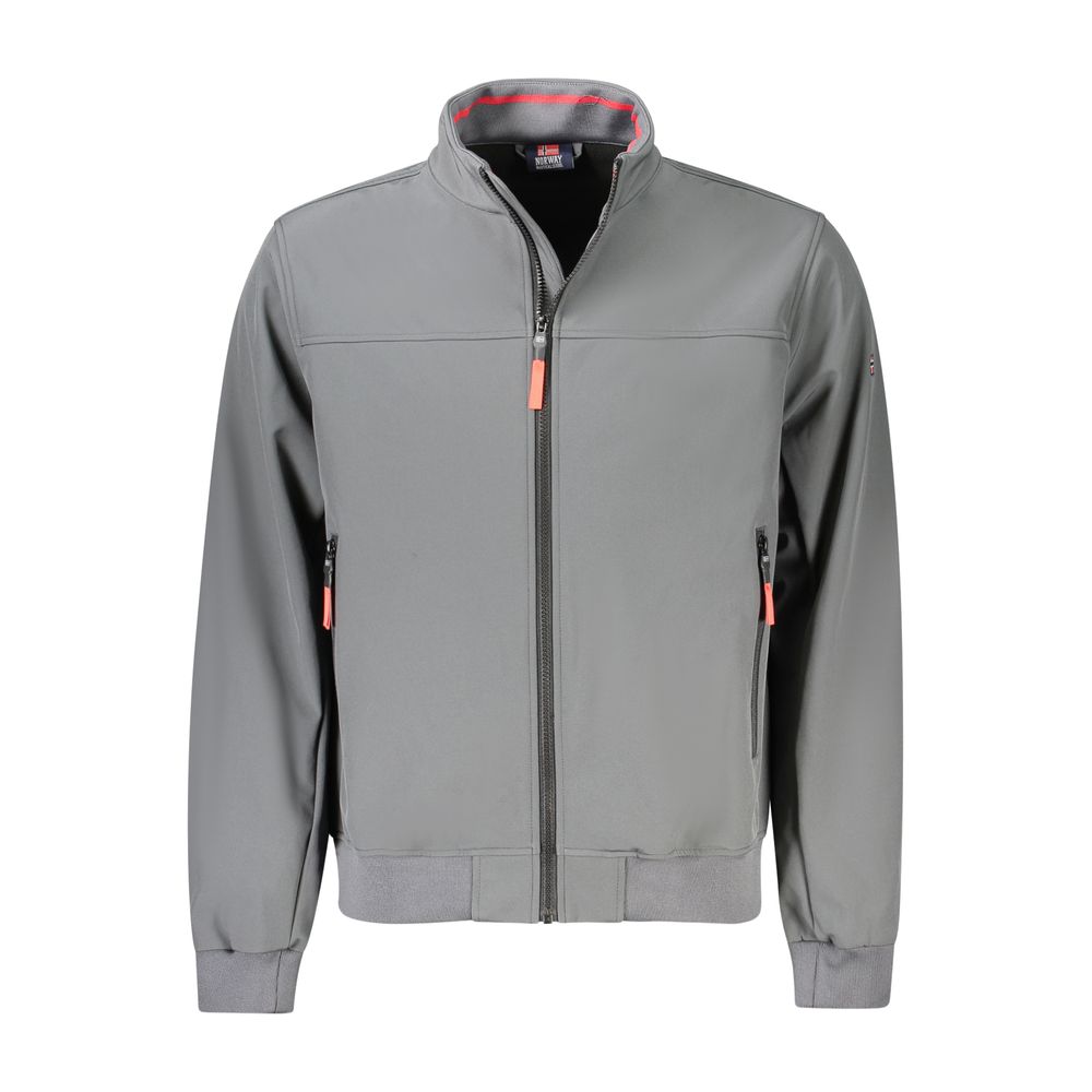 Norway 1963 Graue Herrenjacke aus Polyester