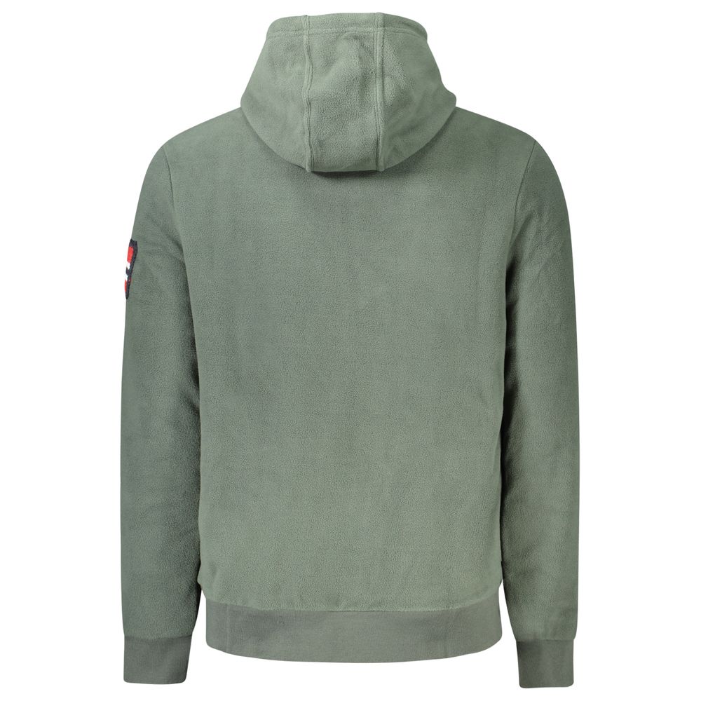 Norway 1963 Grüner Herren-Sweatshirt aus Polyester mit Kapuze