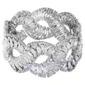 Swarovski Graues Armband aus Edelstahl