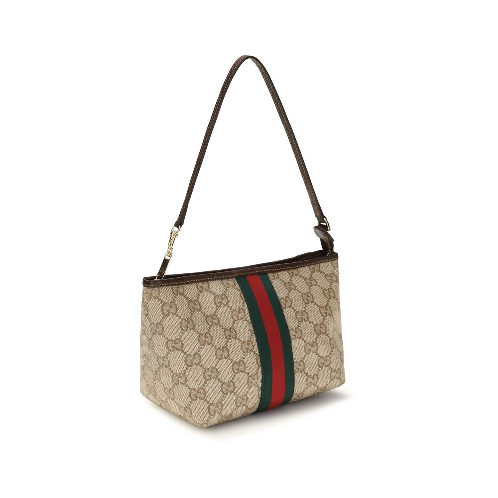 Gucci Beige Stoff-Handtasche