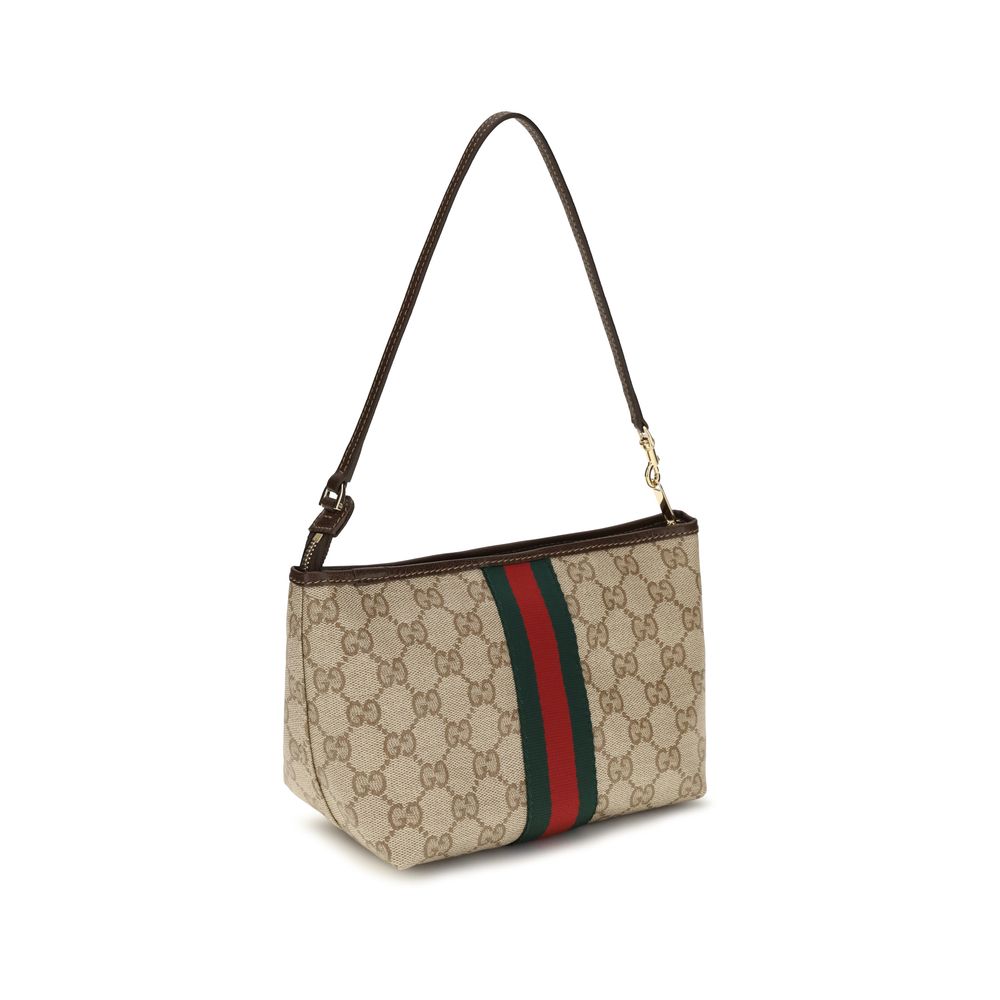 Gucci Beige Stoff-Handtasche