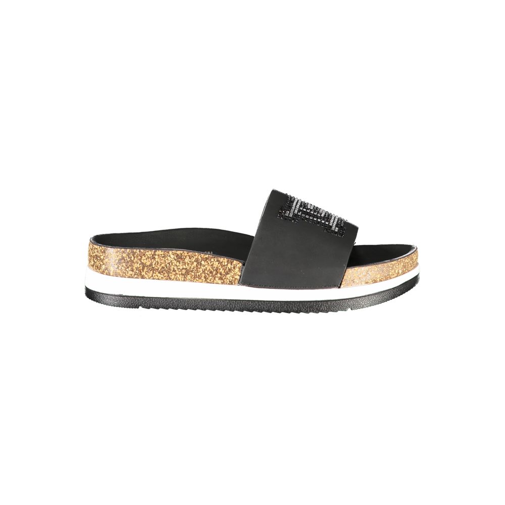 Laura Biagiotti Nero Damen-Slipper aus Polyurethan