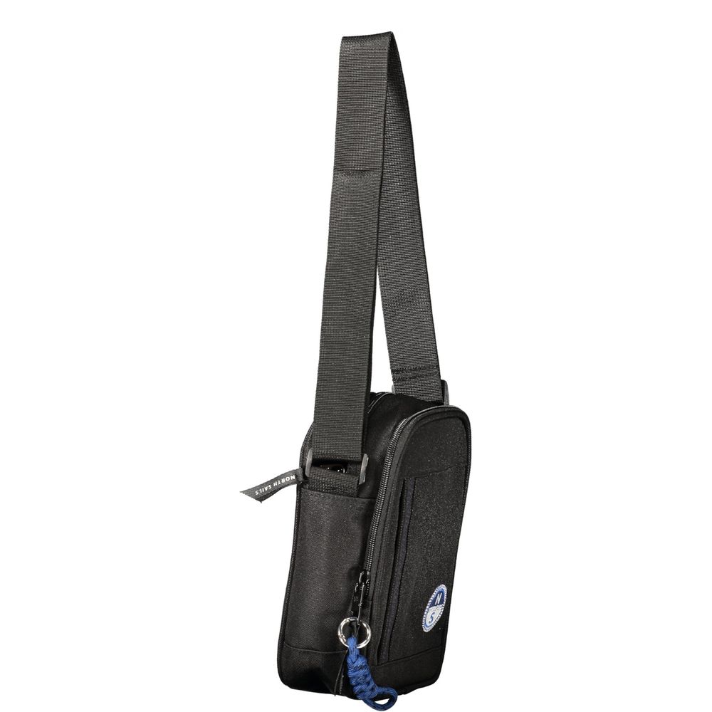 North Sails Schwarze Schultertasche aus Polyester