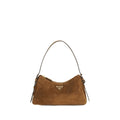 Prada Braune Kalbsleder Bos Taurus Bucket Bag