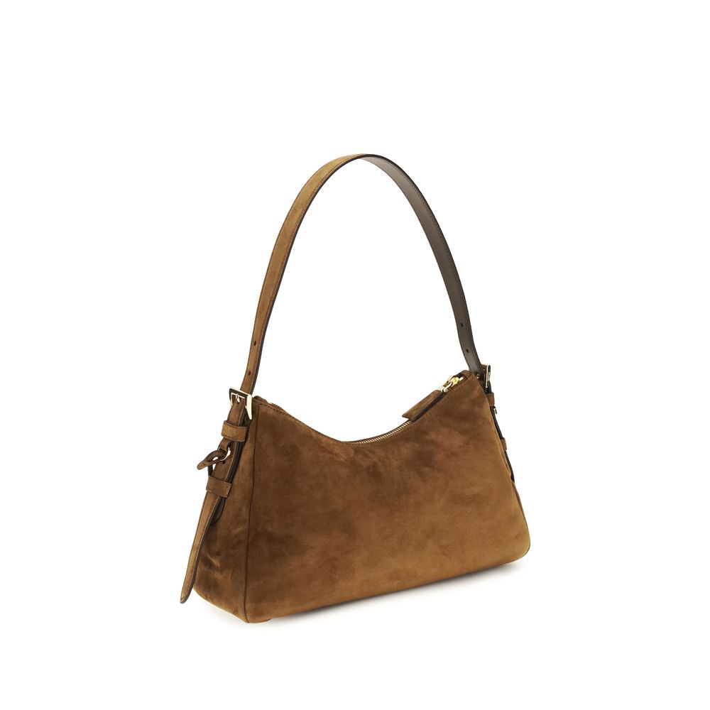 Prada Braune Kalbsleder Bos Taurus Bucket Bag