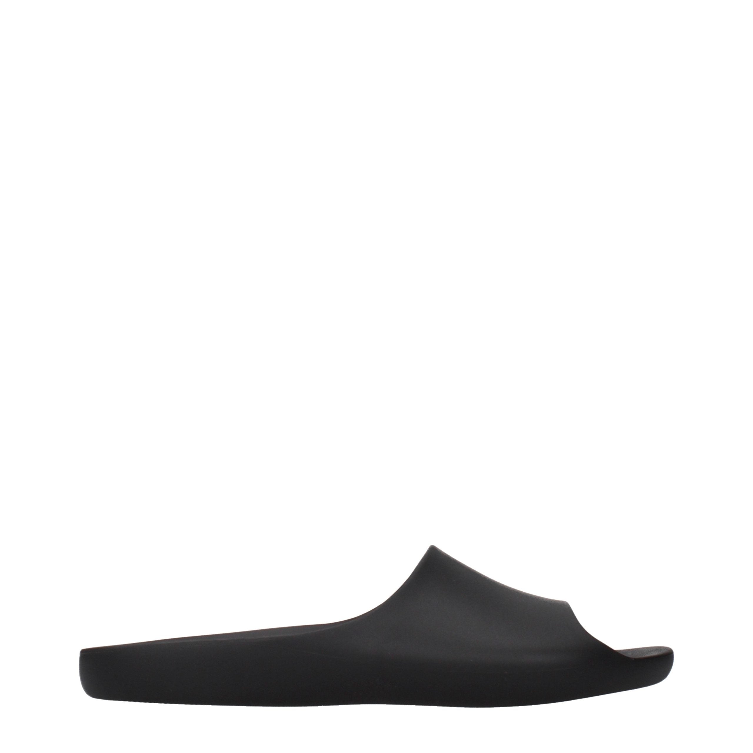 The Row Schwarze Baumwoll-Slipper