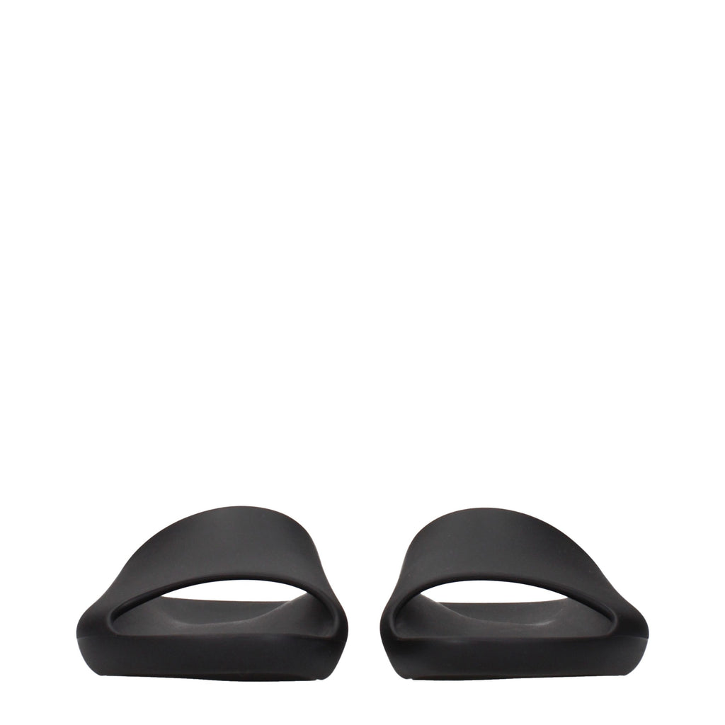 The Row Schwarze Baumwoll-Slipper