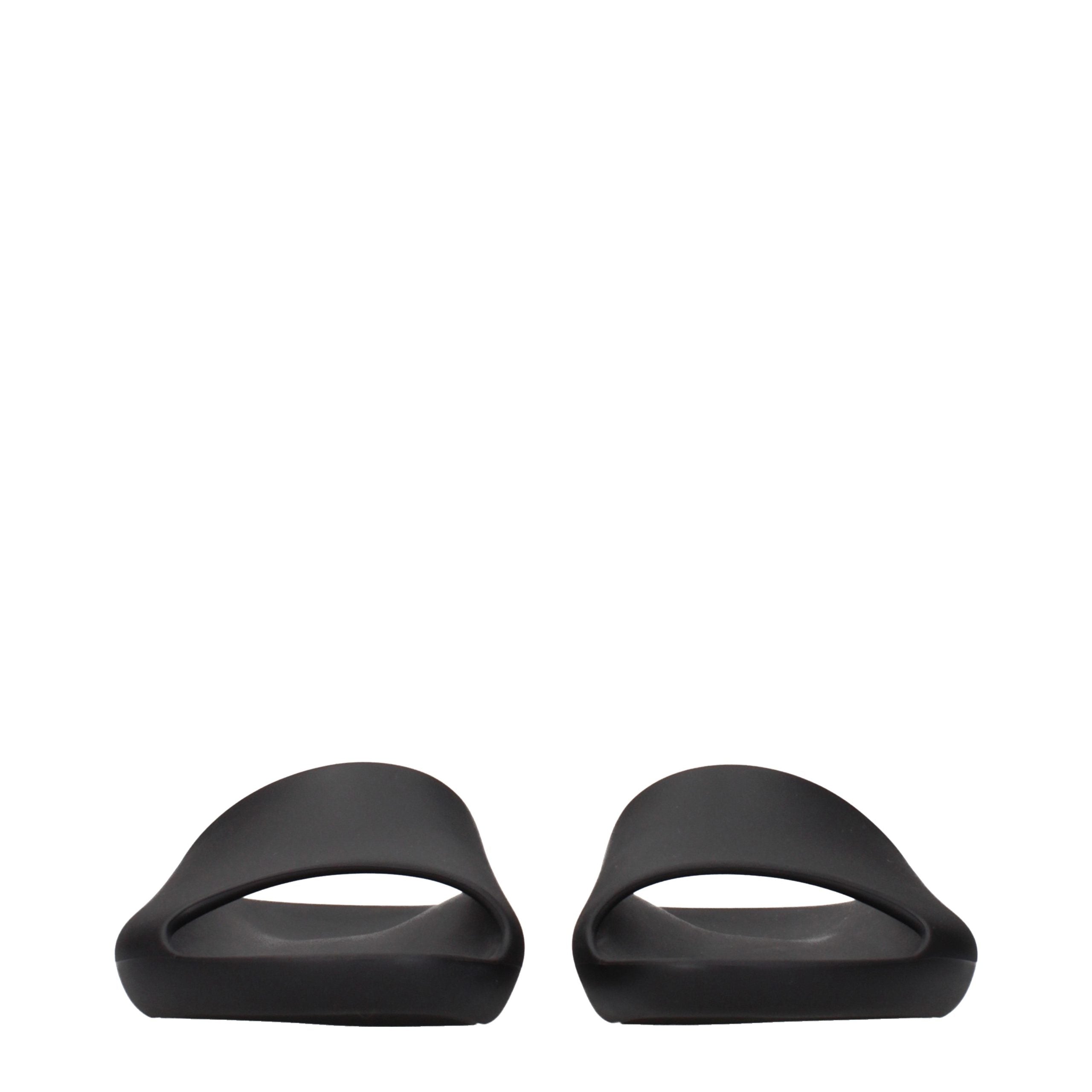 The Row Schwarze Baumwoll-Slipper