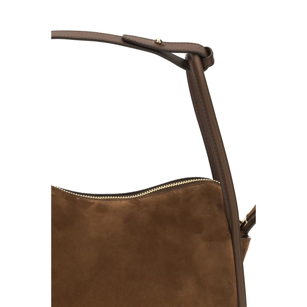 Prada Braune Kalbsleder Bos Taurus Handtasche