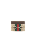 Gucci Beige Stoff-Portemonnaie
