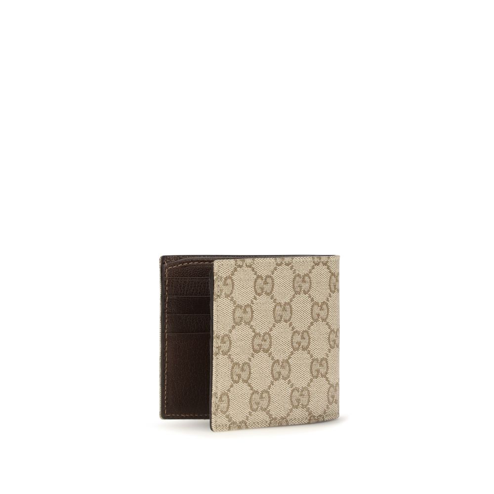 Gucci Beige Stoff-Portemonnaie