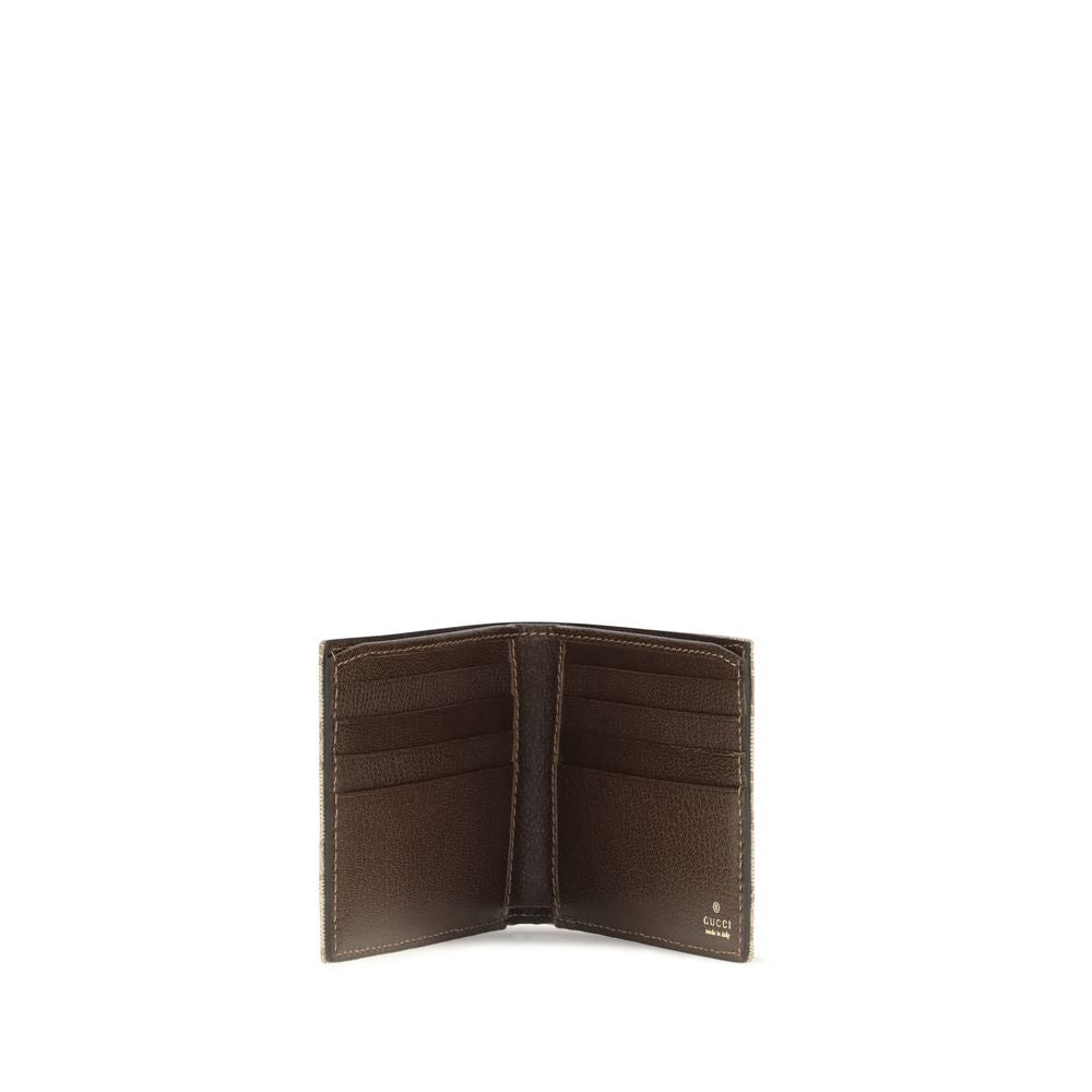 Gucci Beige Stoff-Portemonnaie