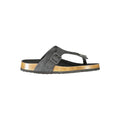 Laura Biagiotti Schwarze Polyethylen-Sandale